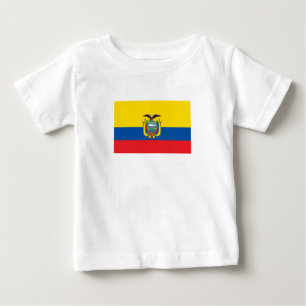 Flagge Ecuadors Baby T-shirt