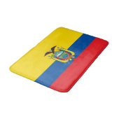 Flagge Ecuadors Badematte (Schrägansicht)
