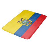 Flagge Ecuadors Badematte (Schrägansicht)