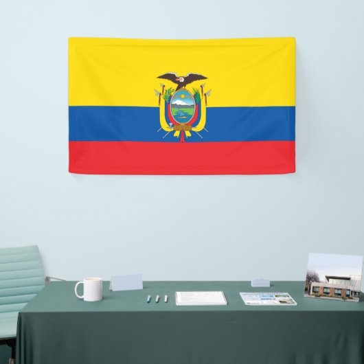 Flagge Ecuadors Banner (Messeveranstaltung)