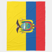 Flagge Ecuadors Fleecedecke (Vorderseite)