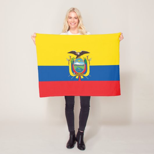 Flagge Ecuadors Fleecedecke (Beispiel)