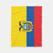 Flagge Ecuadors Fleecedecke (Vorderseite)