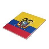 Flagge Ecuadors Fliese (Seite)