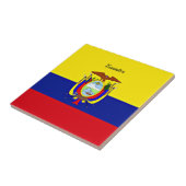 Flagge Ecuadors Fliese (Seite)