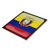 Flagge Ecuadors Fliese (Seite)