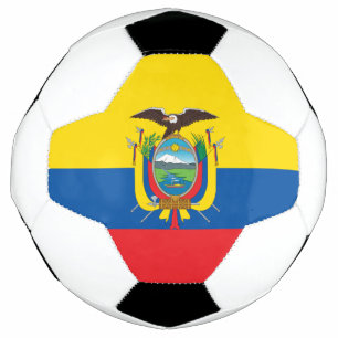 Flagge Ecuadors Fußball