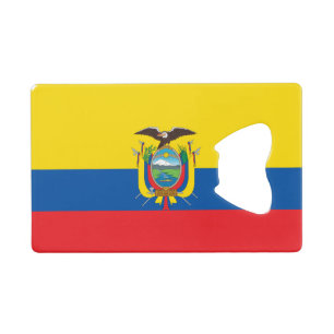 Flagge Ecuadors Geldbeutel Flaschenöffner