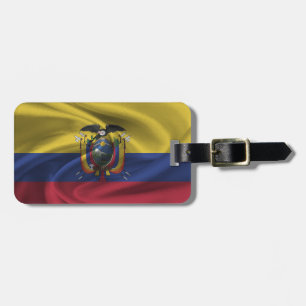 Flagge Ecuadors Gepäckanhänger