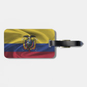 Flagge Ecuadors Gepäckanhänger (Rückseite horizontal)