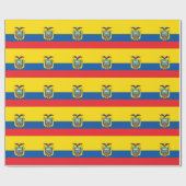 Flagge Ecuadors Geschenkpapier (Flach)