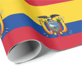 Flagge Ecuadors Geschenkpapier (Rolleneckpunkt)