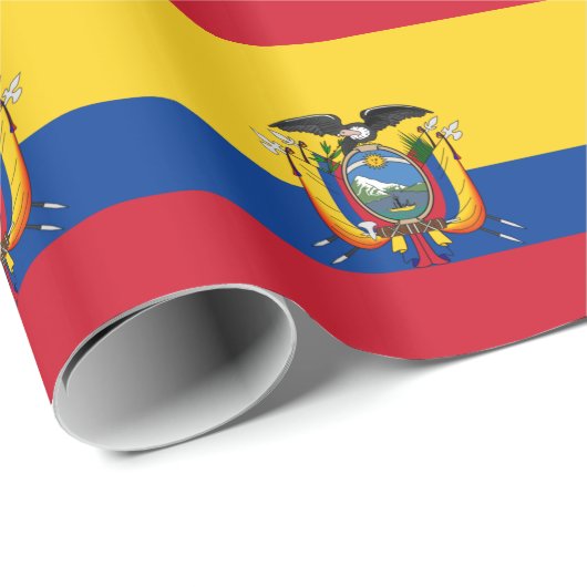 Flagge Ecuadors Geschenkpapier (Rolleneckpunkt)