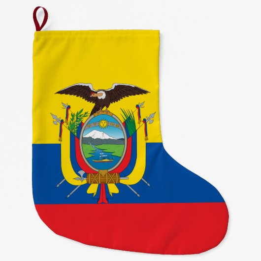 Flagge Ecuadors Großer Weihnachtsstrumpf (Vorderseite)