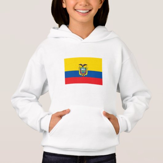 Flagge Ecuadors Hoodie (Vorderseite)