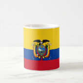 Flagge Ecuadors Kaffeetasse (Mittel)