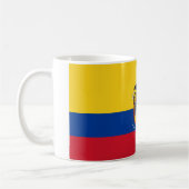 Flagge Ecuadors Kaffeetasse (Links)