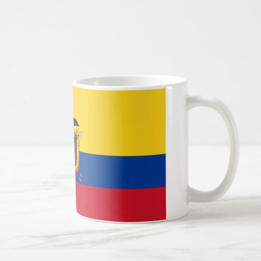 Flagge Ecuadors Kaffeetasse (Rechts)