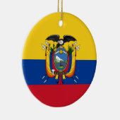 Flagge Ecuadors Keramikornament (Rechts)