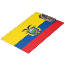 Flagge Ecuadors Klemmbrett