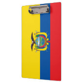 Flagge Ecuadors Klemmbrett (Links)