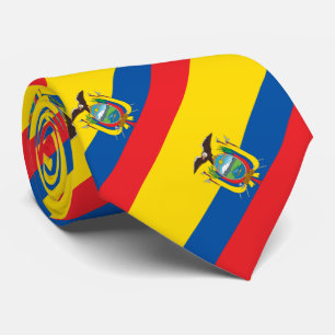 Flagge Ecuadors Krawatte
