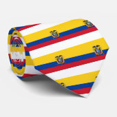 Flagge Ecuadors Krawatte (Gerollt)