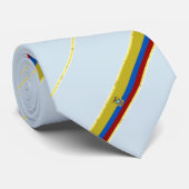 Flagge Ecuadors Krawatte (Gerollt)