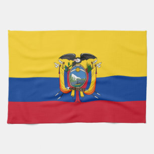 Flagge Ecuadors Küchentuch
