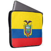 Flagge Ecuadors Laptopschutzhülle (Vorne Rechts)