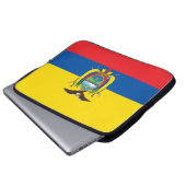 Flagge Ecuadors Laptopschutzhülle (Vorne Knopf)