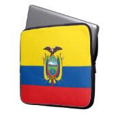 Flagge Ecuadors Laptopschutzhülle (Vorderseite Links)