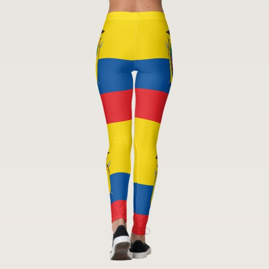 Flagge Ecuadors Leggings (Rückseite)