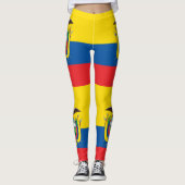 Flagge Ecuadors Leggings (Vorderseite)