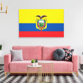 Flagge Ecuadors Leinwanddruck (Insitu (Wohnzimmer))