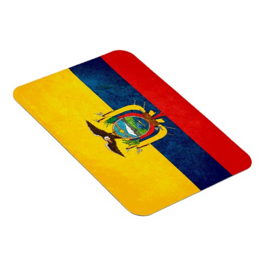 Flagge Ecuadors Magnet (Rechte Seite)
