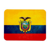 Flagge Ecuadors Magnet (Horizontal)