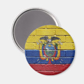 Flagge Ecuadors Magnet (Vorderseite/Rückseite)
