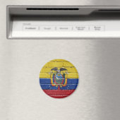 Flagge Ecuadors Magnet (In Situ (Geschirrspüler))