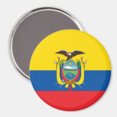 Flagge Ecuadors Magnet (Vorderseite/Rückseite)