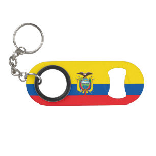 Flagge Ecuadors Mini Flaschenöffner