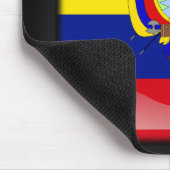 Flagge Ecuadors Mousepad (Ecke)