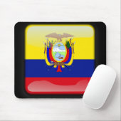Flagge Ecuadors Mousepad (Mit Mouse)