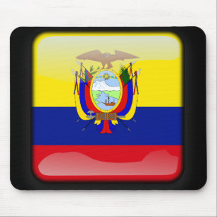 Flagge Ecuadors Mousepad