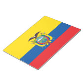 Flagge Ecuadors Notizblock (angewinkelt)