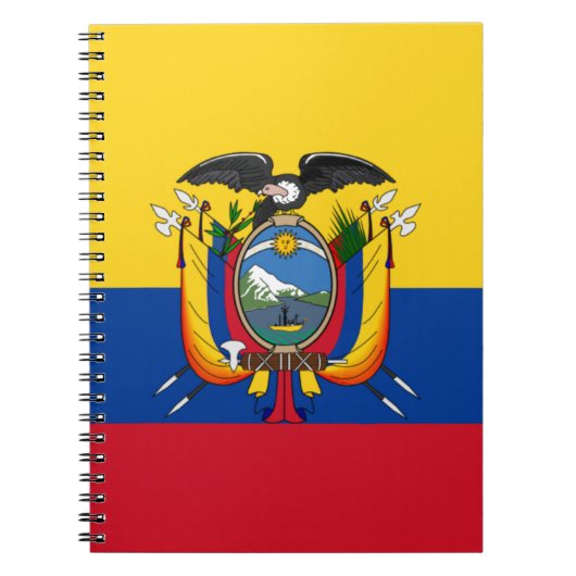 Flagge Ecuadors Notizblock (Vorderseite)