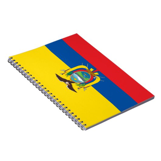 Flagge Ecuadors Notizblock (Rechte Seite)