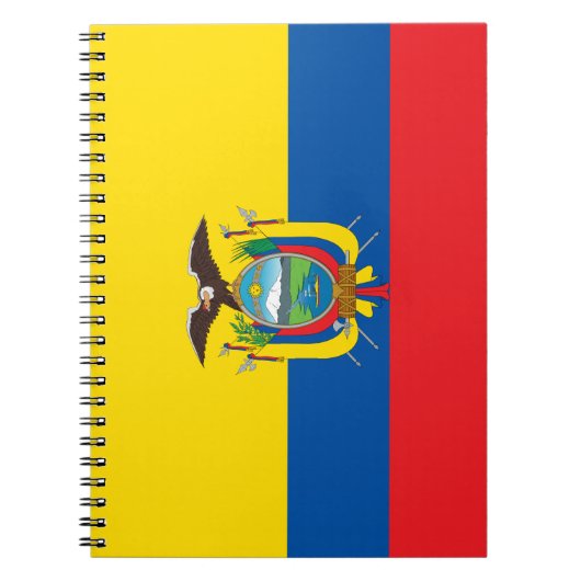 Flagge Ecuadors Notizblock (Vorderseite)