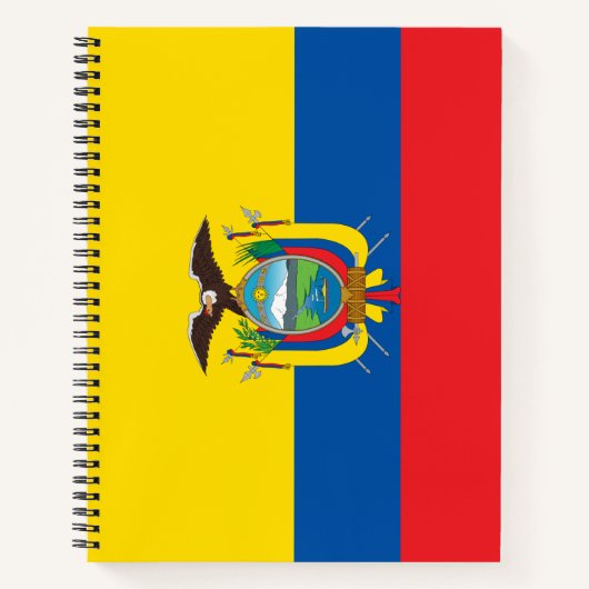 Flagge Ecuadors Notizblock (Vorderseite)