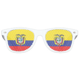 Flagge Ecuadors Partybrille